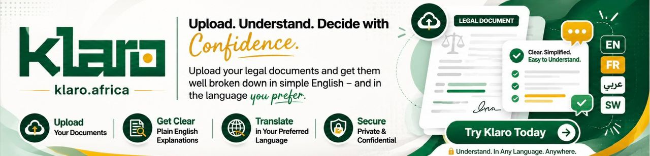 Klaro Africa — Upload. Understand. Decide with Confidence.